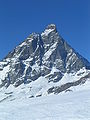 De Italiaanse zuidkant van de Matterhorn