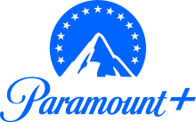 Logo for the Paramount+ service.