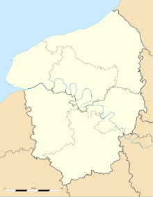 Quièvrecourt trên bản đồ Upper Normandy