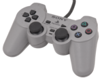 アナログスティックが搭載されるようになったプレイステーションのコントローラ(DUALSHOCK)