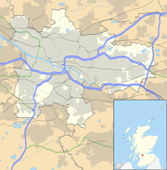 Newton is located in Glasgow council area