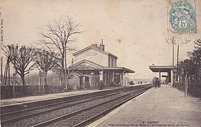 La gare vers 1900.