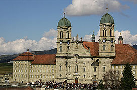 L'abbaye d'Einsiedeln, Schwyz.