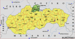 Mapa Orawy