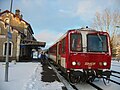 Bahnhof von Vieilleville an der Bahnstrecke Montluçon–Saint-Sulpice-Laurière