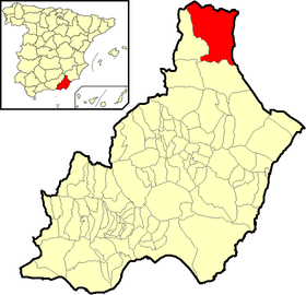 Localisation de Vélez-Blanco