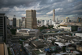 View of Pathum Wan district.