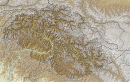 Map showing the location of Baltoro Glacier