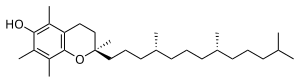 Vitamine E of α-tocoferol