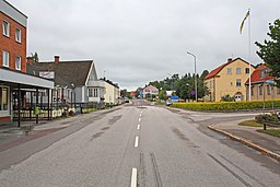 Bygatan i Jämshög, juli 2019.