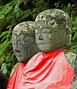 Statue di Jizō a Nikko, Giappone.