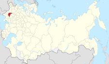 Location in the Russian Empire