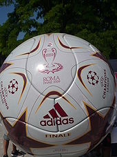 A giant replica football.