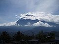 Mount Kinabalu met telecom-station