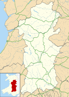 Llanbister is located in Powys