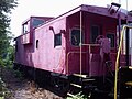 Jack's VC caboose #903107 opbevaret i Staunton.