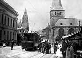 Kettwiger Straße, Burgplatz 1895