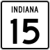 State Road 15 marker