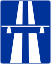 Zeichen für die Autobahn