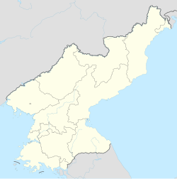 Kanggye is located in North Korea