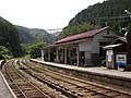 出雲坂根駅構内