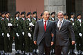 Image 41President Felipe Calderón with President of Brazil Luiz Inácio Lula da Silva. (from History of Mexico)