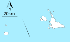 水納島の位置（宮古列島内）