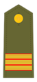 Divisa de sarxento do Exército de Terra.