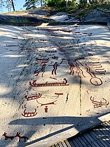 Petroglyphs in Tanumshede, western Sweden