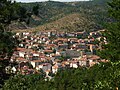 Vue sur la partie la plus élevée de la ville.