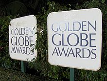 Signs for the Golden Globe Awards