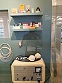 Image 8psychiatric medication and an ECT machine, in Berlin Museum of medical history (from History of psychiatry)