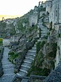 Escaleras del centro histórico de Matera