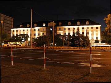 Main facade by night