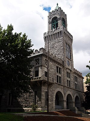 Hampden County Courthouse in Springfield, gelistet im NRHP Nr. 72000134[1]