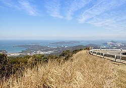 Vue de la baie d'Ise.