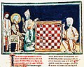 Image 13Moors from Andalusia playing chess, Book of Games by King Alfonso X, 1283 (from Chess in the arts)