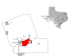 Location of Liberty, Texas