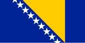 Vlag van Bosnië en Herzegovina