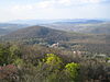 Vue du János-hegy.