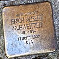 Stolperstein Siegburg Holzgasse 39 Erich Albert Schweitzer