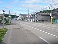 国道228号・終点（国道227号・終点と同一、起点側から見る）