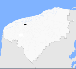 Municipal location in Yucatán