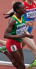 Bronzemedaillengewinnerin Abeba Aregawi