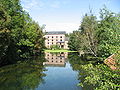 Uitzicht op de watermolen