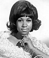 Aretha Franklin op 17 februari 1968 geboren op 25 maart 1942