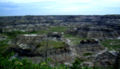 Badlands nahe Drumheller in Kanada