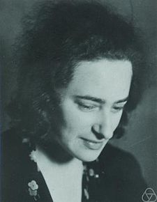 Olga Tauska-Toda 1932. gadā Getingenē