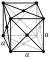 Face-centered cubic crystal structure for Thih