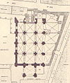 Plan de la mosquée, 1873